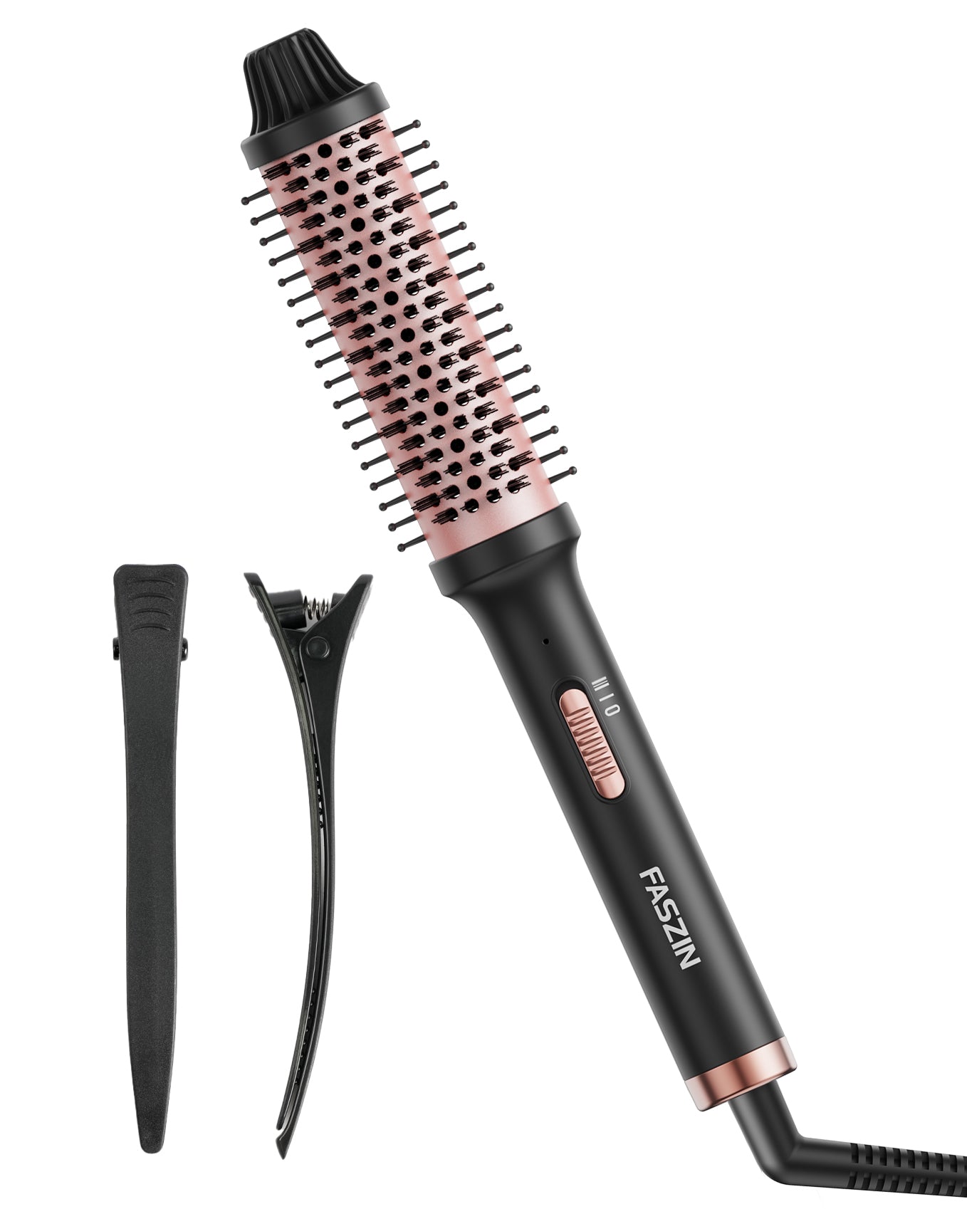 Faszin Negative Ion Single Thermal brush 38mm, 30s Fast Heat Up, Hair Curler Curling Tool,  Easy To Use Hair Styling Tool for Gift